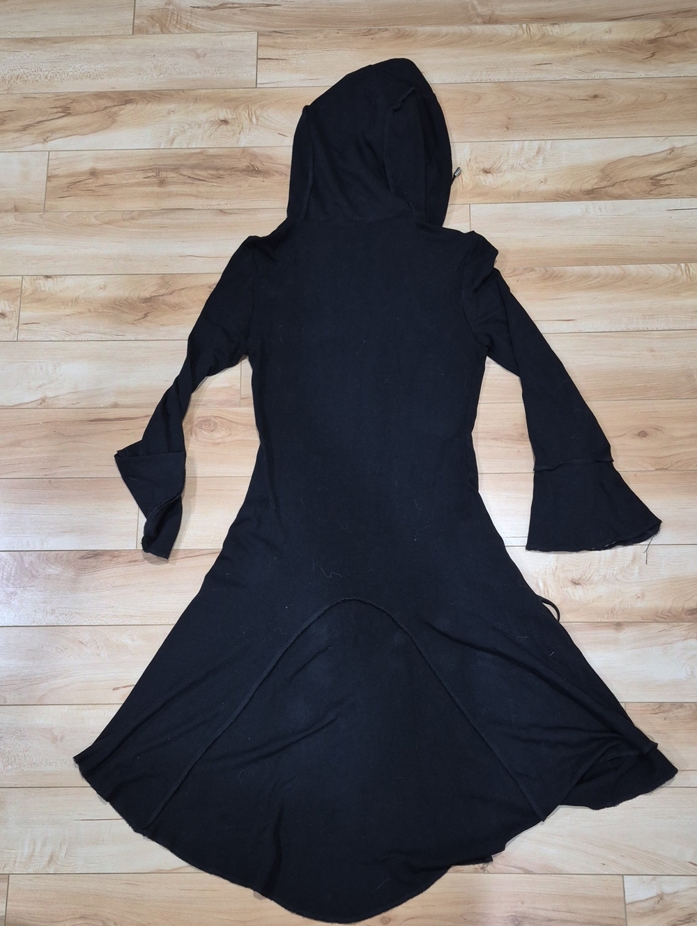 Joseph Ribkoff Women's Size 2 Black Hooded Zip-Front Shirt - Picture 6 of 6